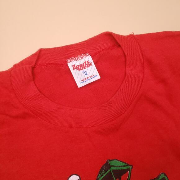 Vintage 80s Well, Blow Me Down! Bourbon New Orleans Popeye Funny Tee - Picture 10 of 12